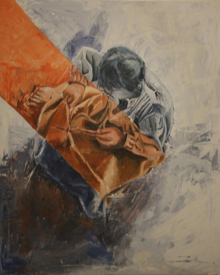 Acrílico sobre madera 150X150 cm