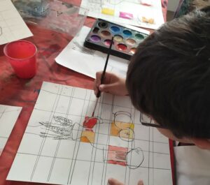 Acuarela y Cubismo 3