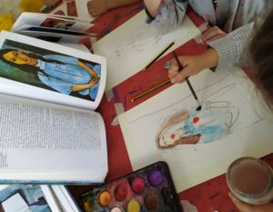 Acuarela y estudio de Artistas