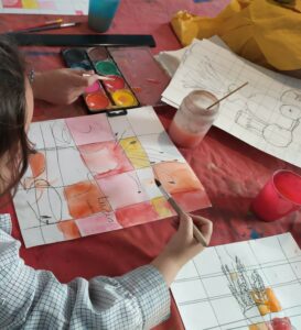 Cubismo Acuarela 4