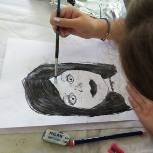 ACrílico autorretrato